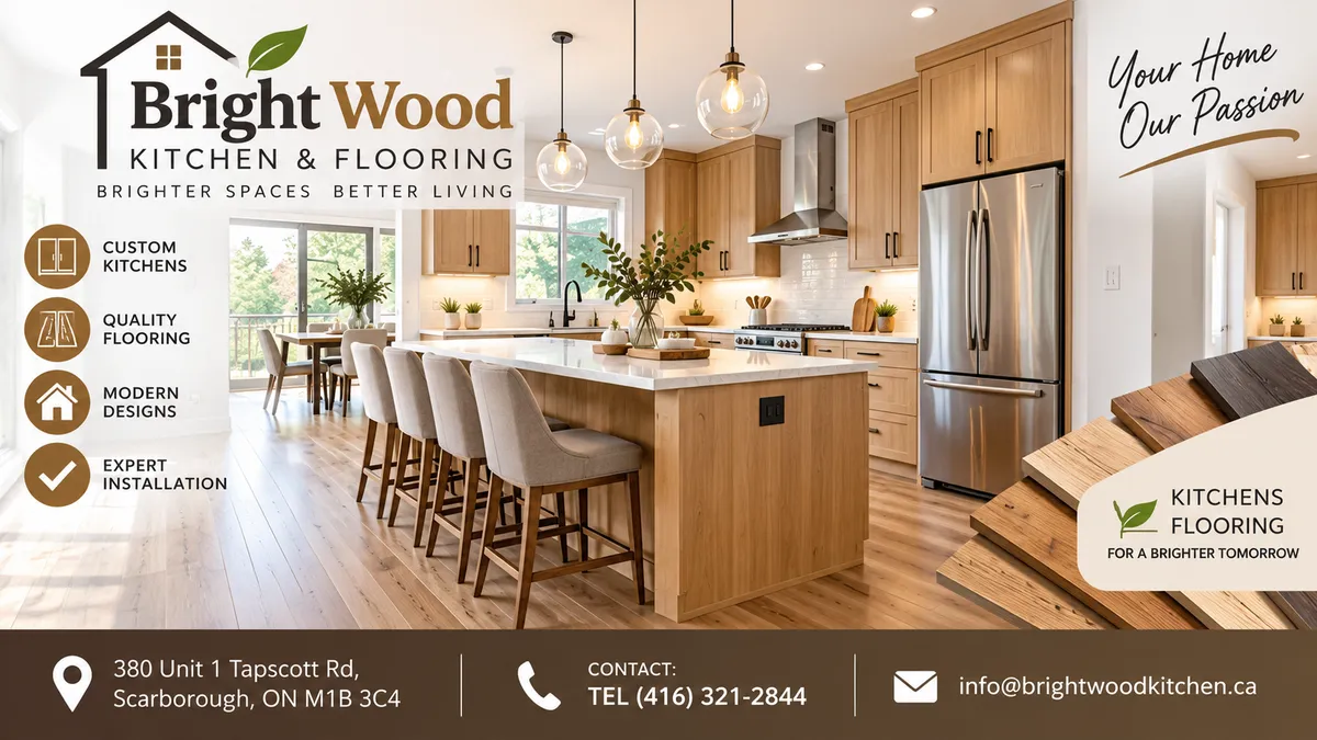 Bright Wood Kitchen & Flooring