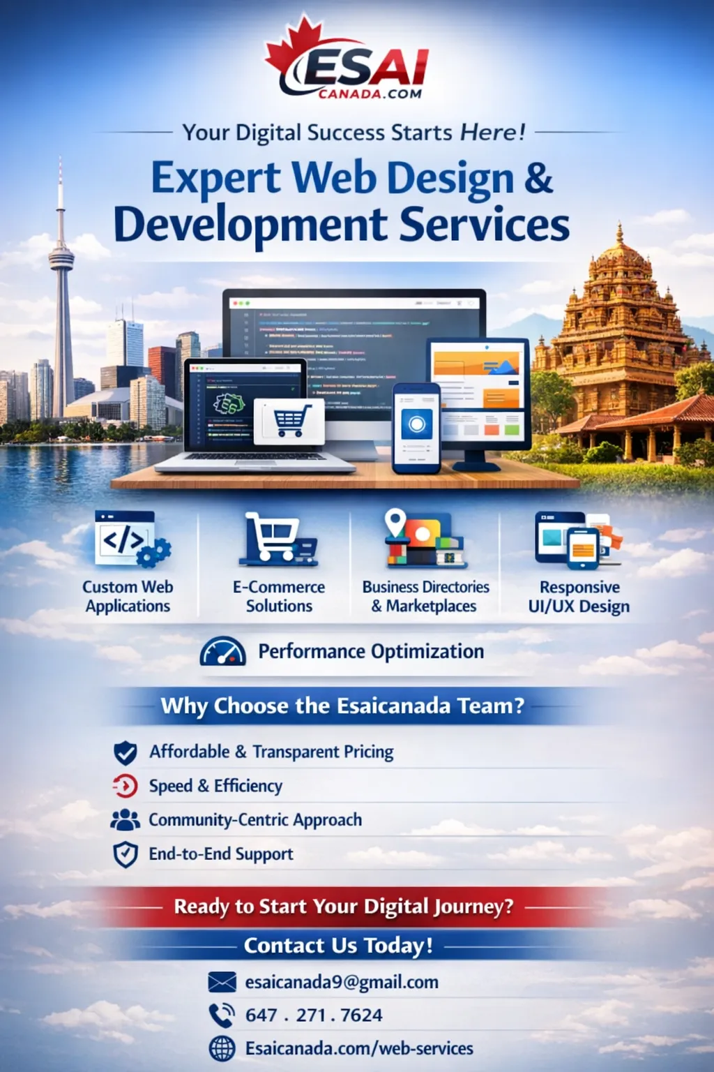 Empowering Your Business with Modern Web Solutions: Meet the Esaicanada.com Tech Team