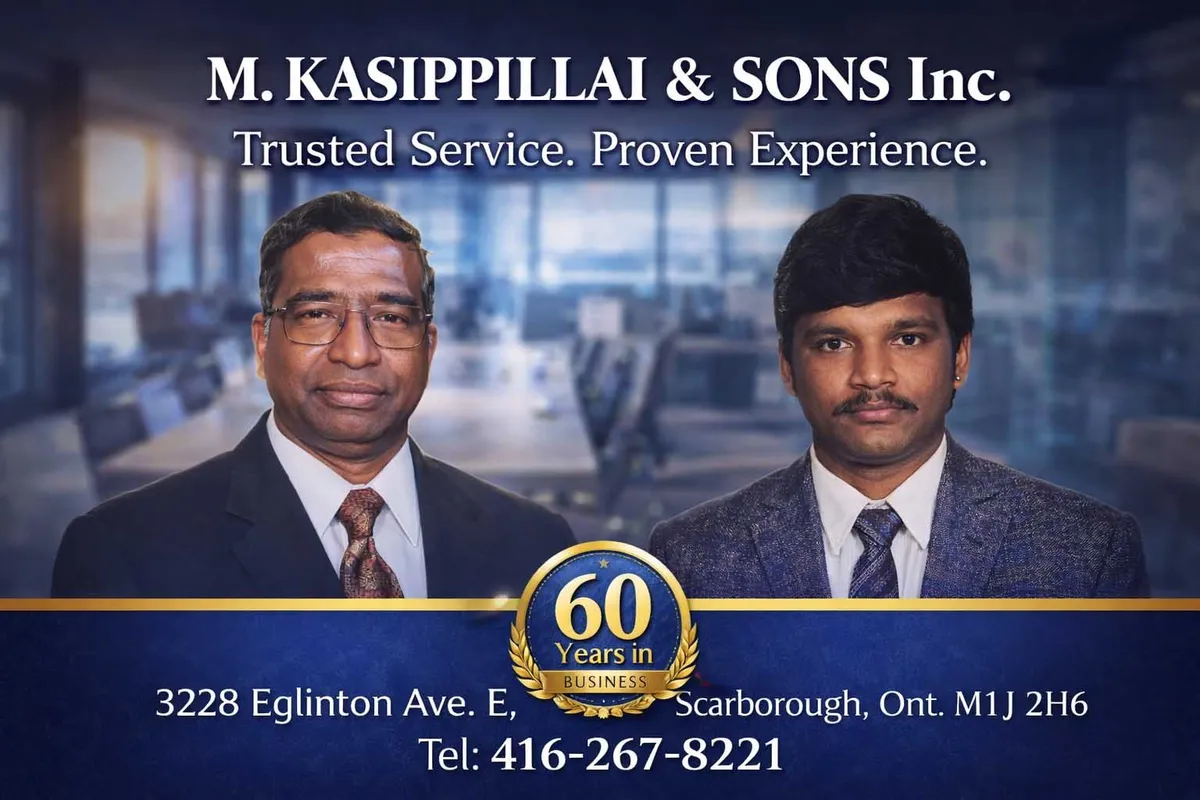 M. KASIPPILLAI & SONS Inc