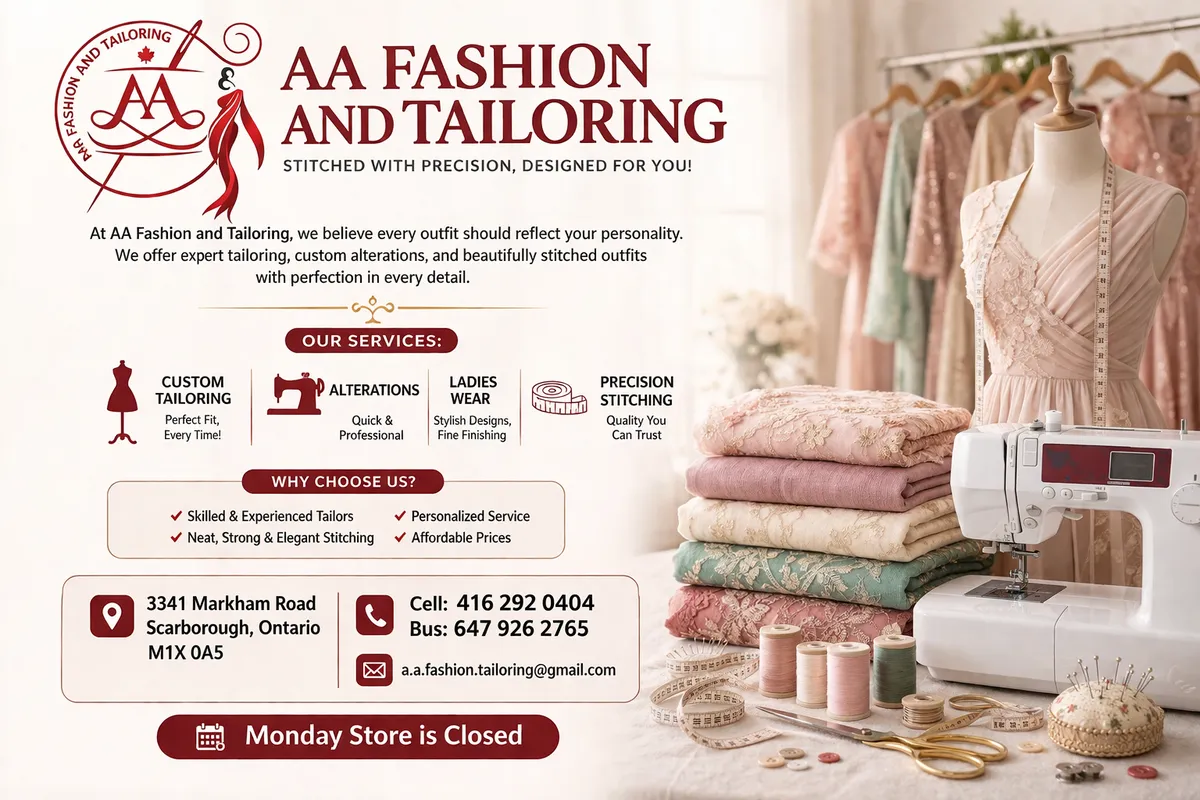 A AND A FASHION AND TAILORING