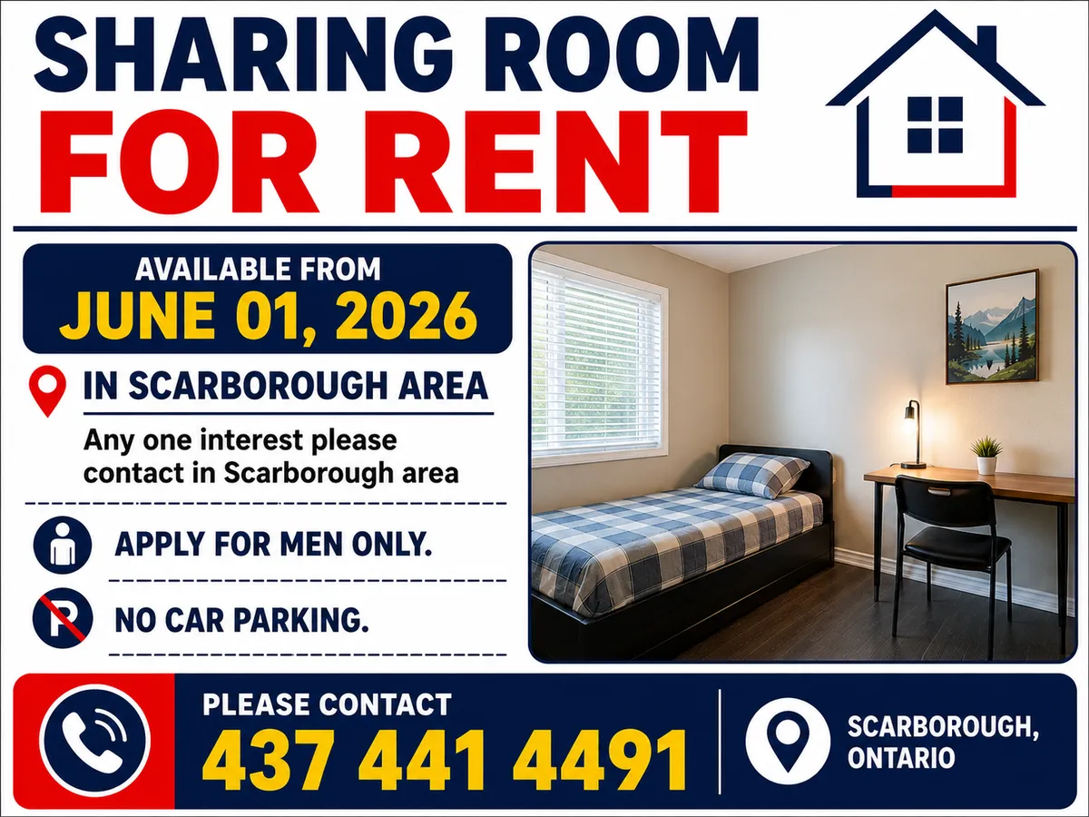 Sharing Room For Rent