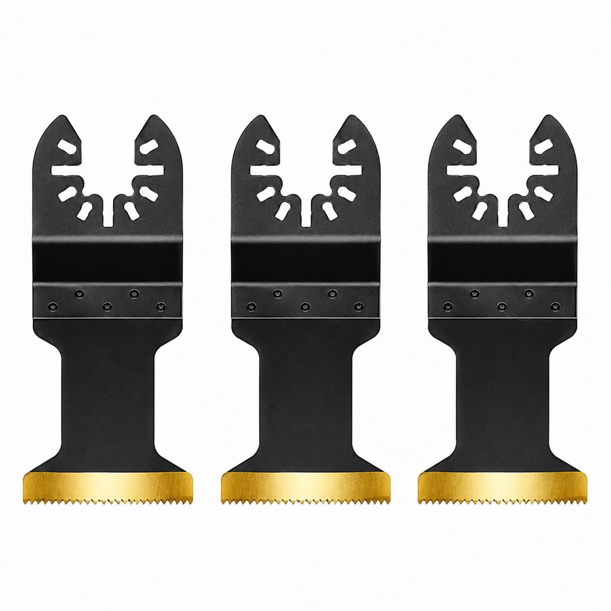 Three Gold-Edged Oscillating Blades